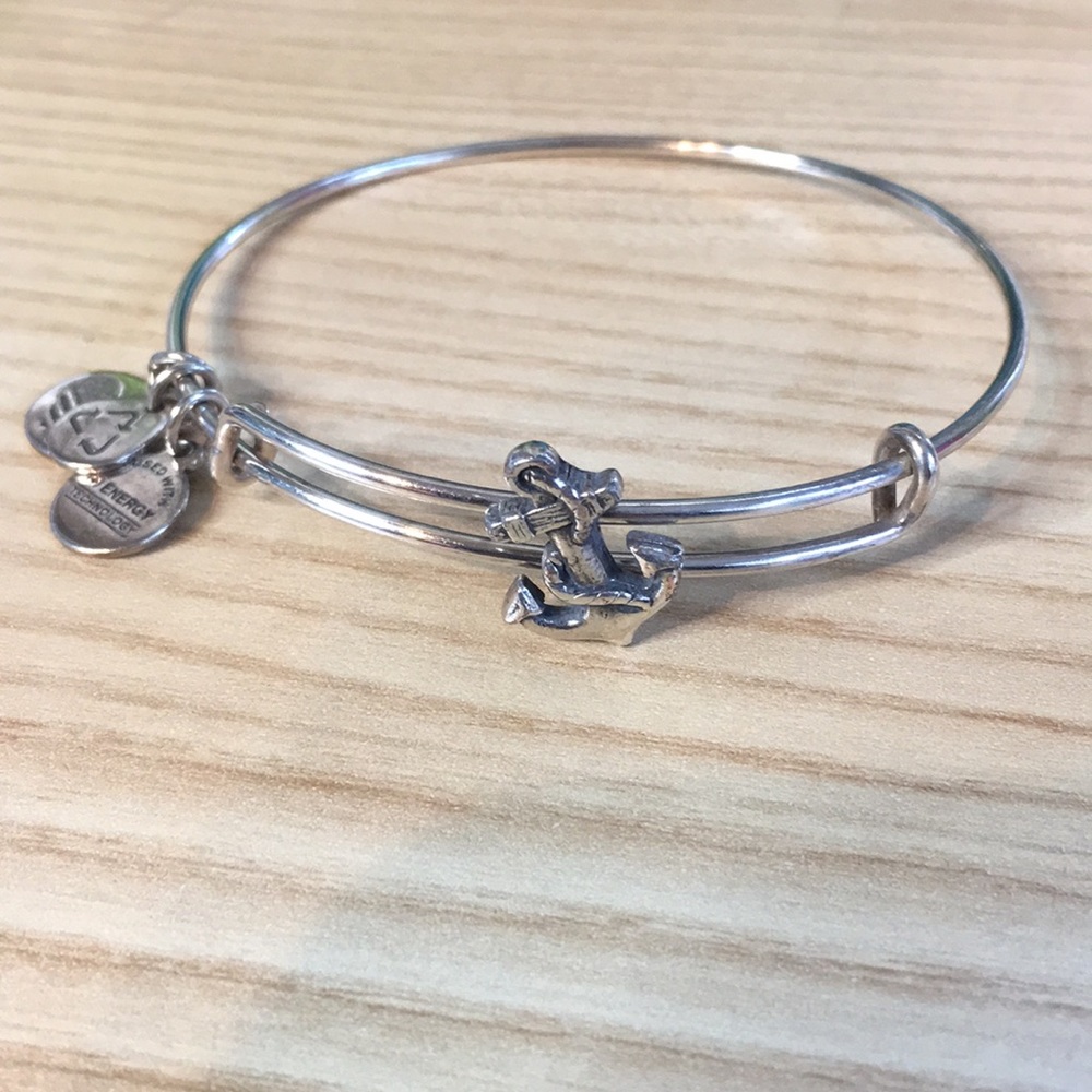 Alex And Ani anchor slide bangle